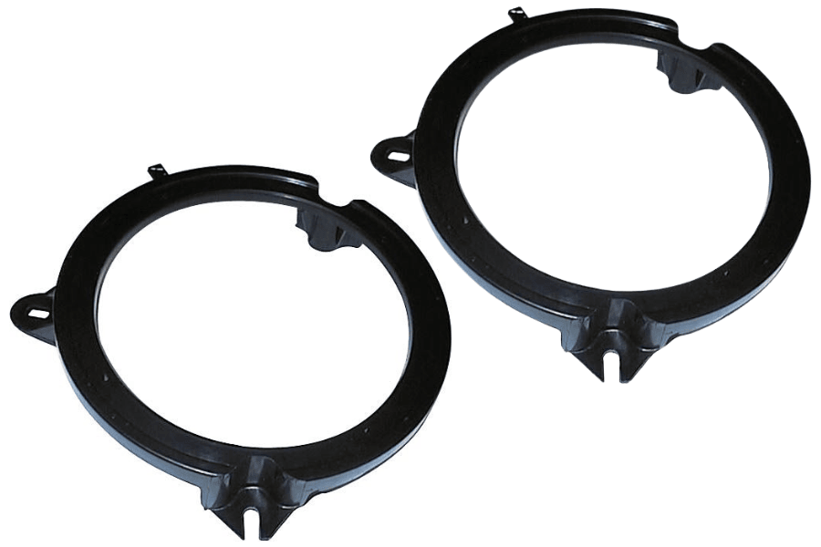 thumbnail image 2 of Inex 6.5" Speaker Adaptor Rings For VW Caddy – Front & Rear Door (165mm) 2 of 6