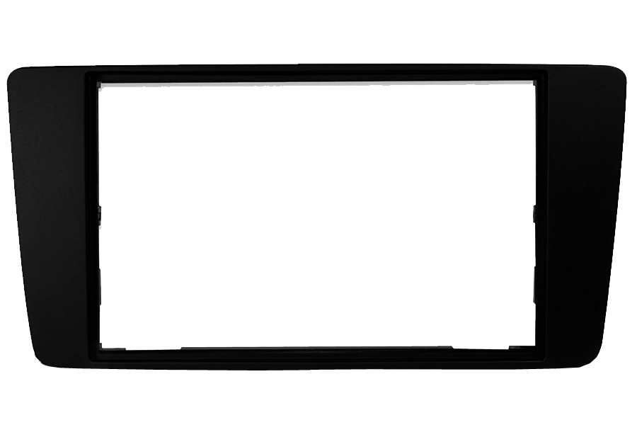 Cadre De Tableau De Bord Double DIN Pour Skoda Octavia 2004-2010 - Kit D'installation Pour Autoradio/GPS, En ABS Noir