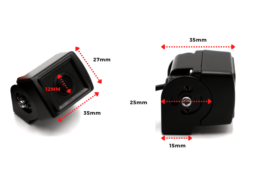 Front Rear View Universal car/ vehicle front & rear view camera with heavy duty ...