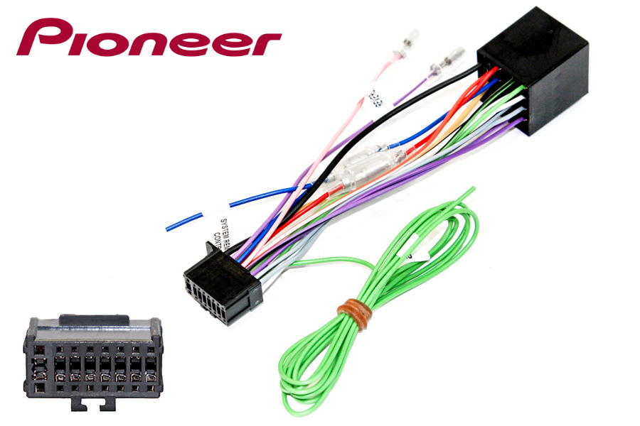 Pioneer 16-Pin ISO Male Adapter Cable For Car Stereo – Fits 7700MP 8600MP