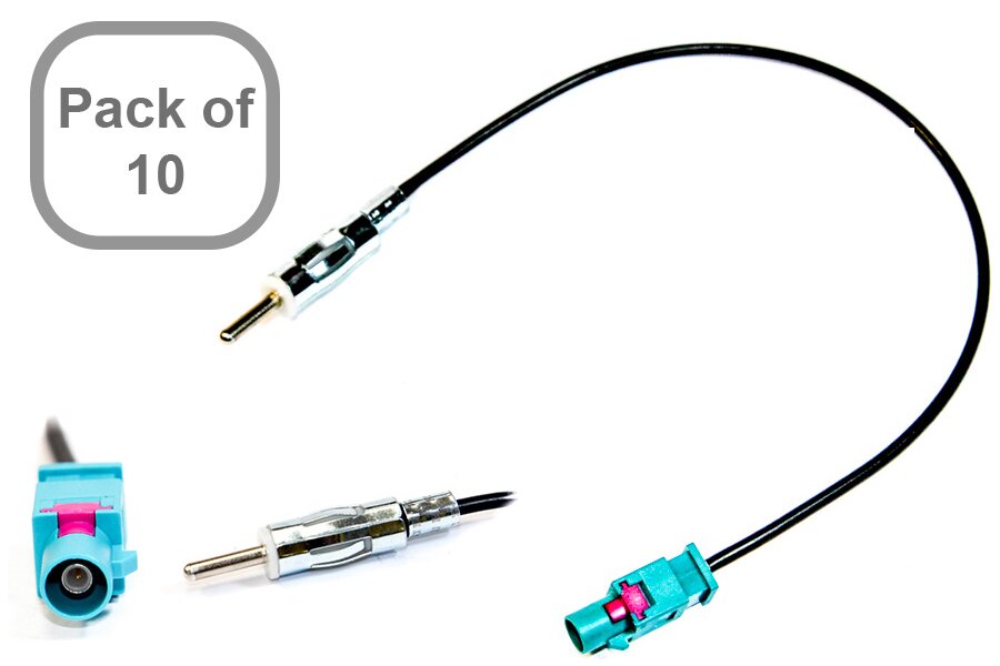 Fakra To DIN Antenna Adapter - Car Aerial Wiring Adaptor By In Car Products