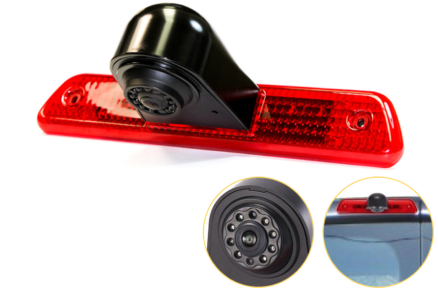 Telecamera Retromarcia Con Terza Luce Stop E Monitor 4.3" Per Furgone: Peugeot Expert, Citroen Dispatch, Toyota Proace (07-16)