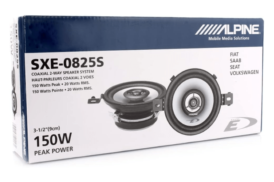 Alpine SXE-0825S 3.5 Inch Car audio Speakers | 150W | InCarTec