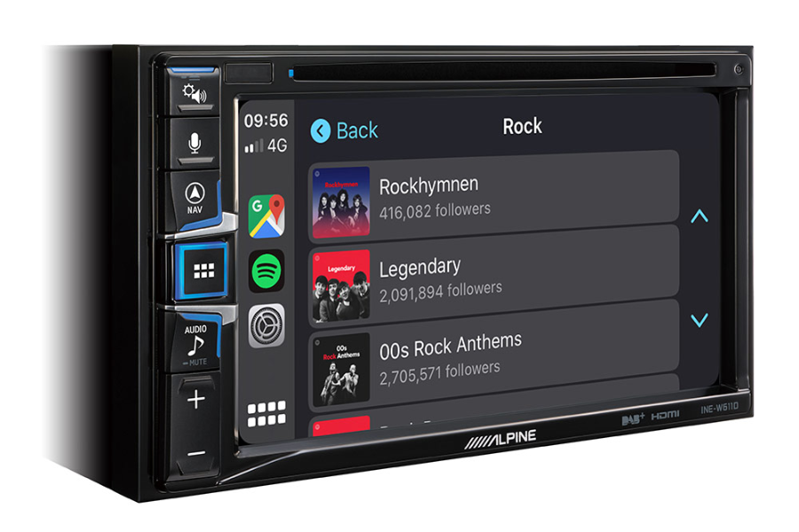 ALPINE カーオーディオ 本体 TV, Bluetooth , navi ine-w611d.png