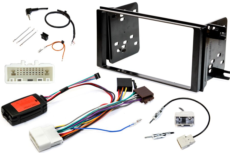Subaru Outback 2012 2013 2014 w Amp Single DIN Stereo Harness Radio Dash Kit Non NAV