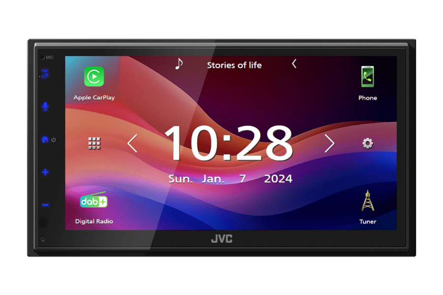 JVC KW-M595DBT CarPlay Android Auto DAB Stereo | InCarTec