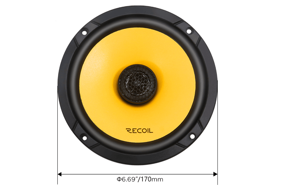 Recoil Rmm65 Recoil Audio RLX65 6.5″ Coaxial Car Speakers | InCarTec