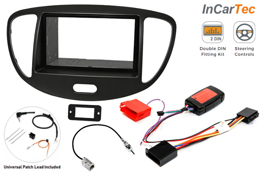 2-DIN Radioblende Hyundai I10(PA) 10/2008-10/2013