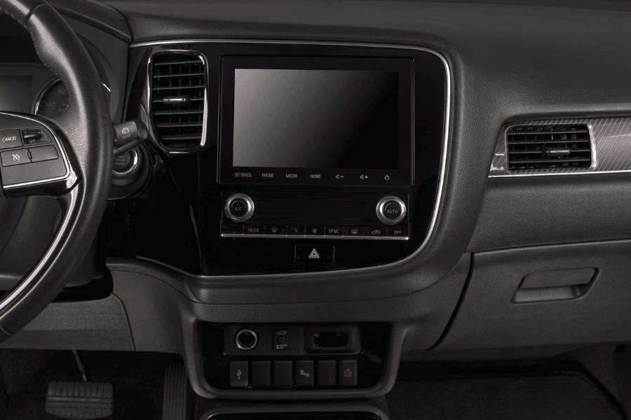 Mascherina Autoradio 2 DIN Per Mitsubishi Outlander XL 2006-2012 | Telaio E Cavi Per Installazione | Compatibile Con Autoradio Universali 7" O 9"