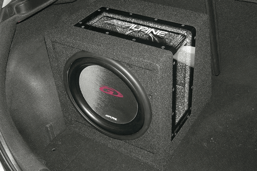 Alpine SBG-1244BR 12” Bass Reflex Subwoofer Box 800W | InCarTec