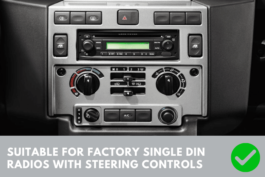 Land Rover Defender 2010–2016 Pioneer AVH-Z7200DAB Stereo Upgrade Kit