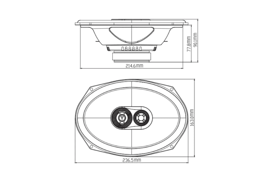 JBL Stage3 9637 6x9 Inch 3-Way Coaxial Car Speakers | InCarTec